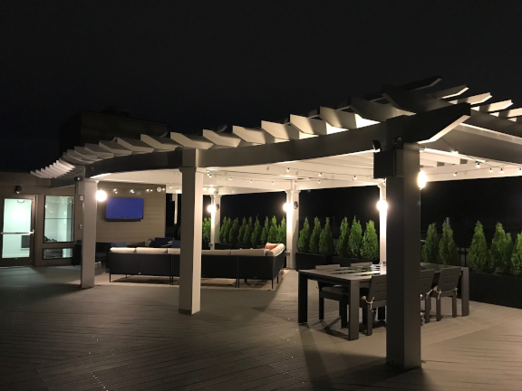 Commercial pergola