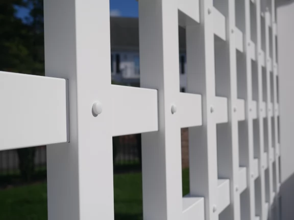Fiberglass lattice panels